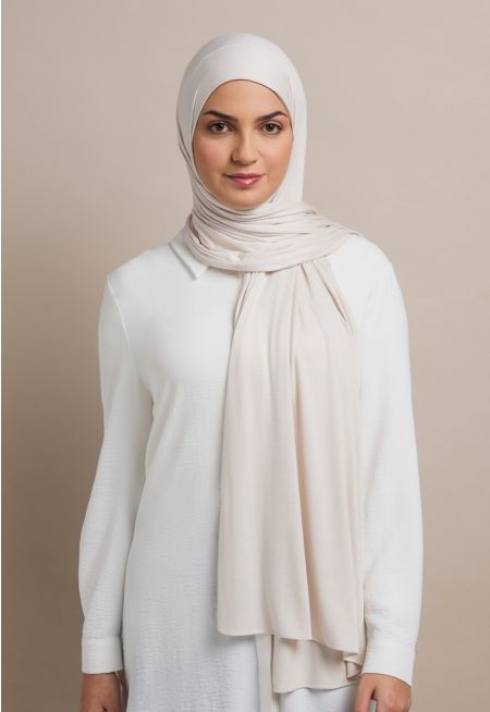 Solid Double Stretch Hijab