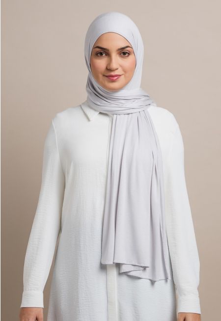 Solid Double Stretch Hijab