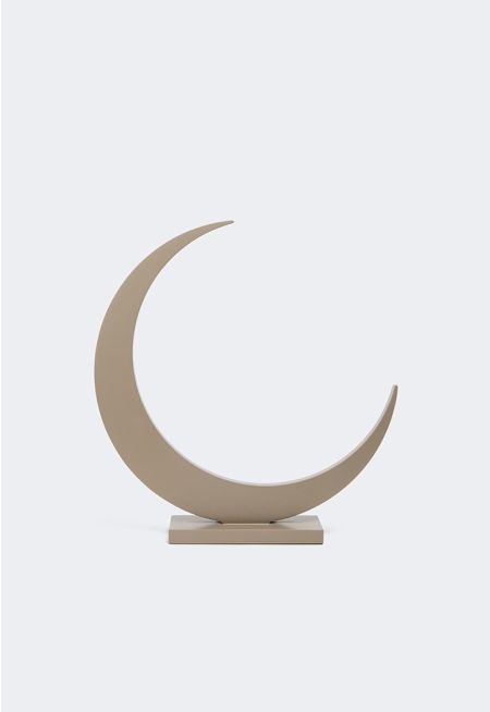 Wooden Ramadan Crescent Home Decoration