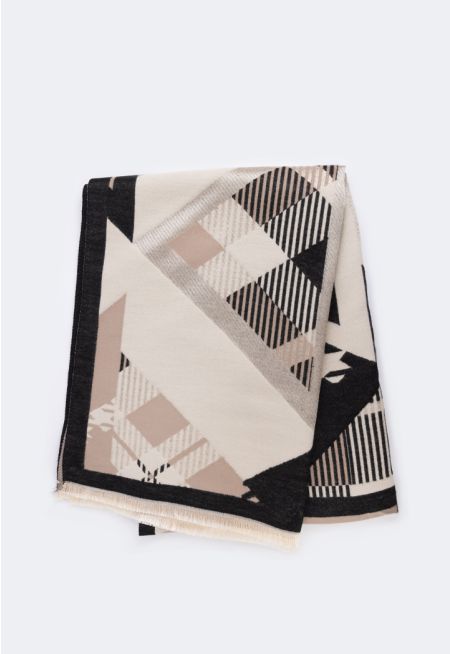 Geometric Pashmina Scarf