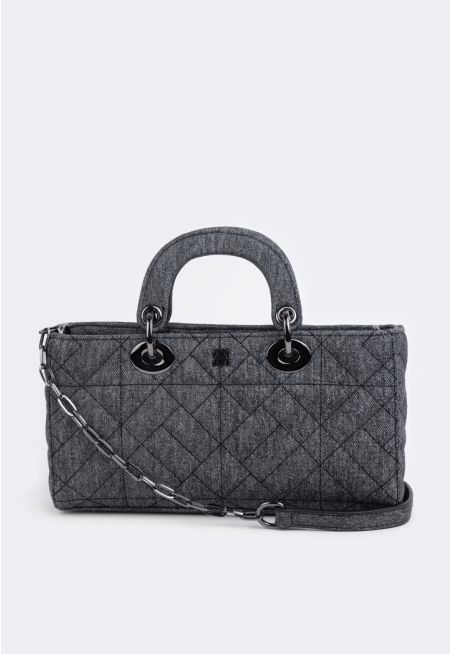 Sleek Quilted Handbag