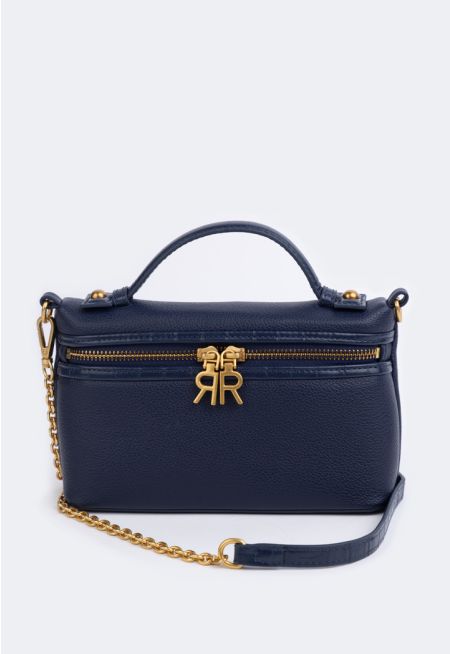 Sleek Top Handle Crossbody Bag