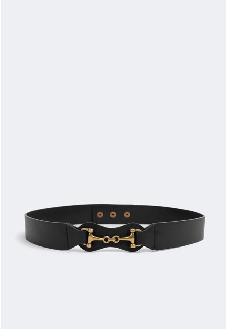 Intertwined Metal Clasp Belt