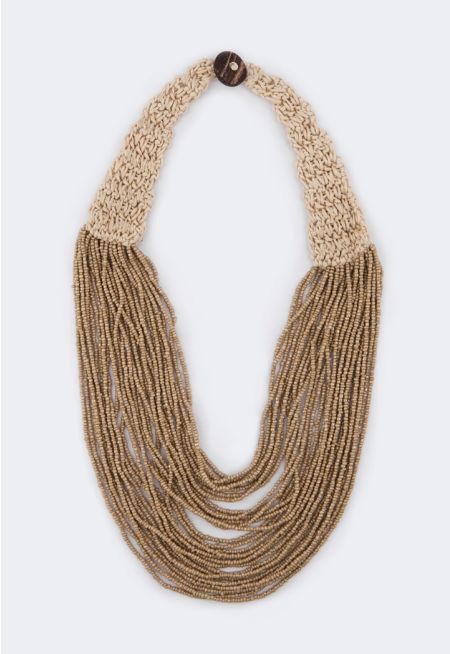 Multistrand Beaded Necklace