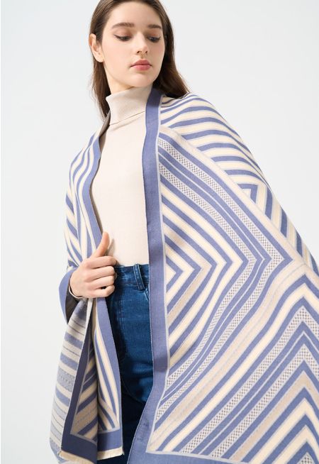 Striped Pashmina Scarf