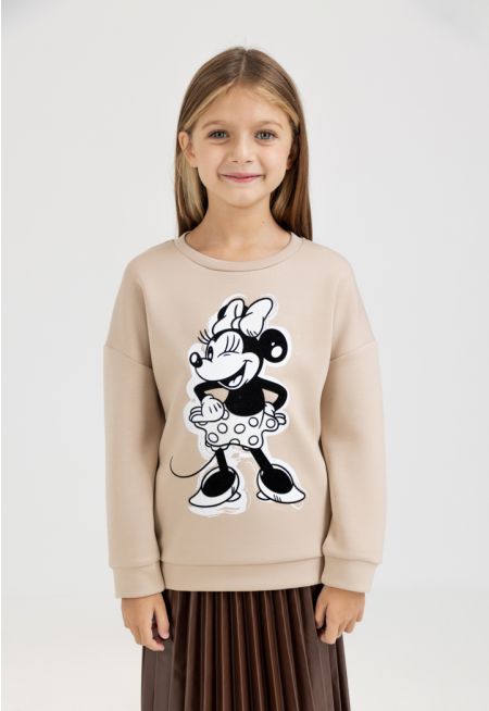 Disney Minnie Mouse Printed Sweatshirt