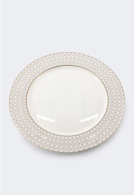 Bone China Dinner Plate 10.5 Inch Set (6 Pcs)