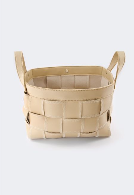 Nappa Leather Brownie Basket