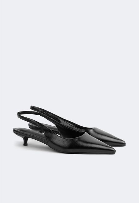 Solid Pointed Toe Heels