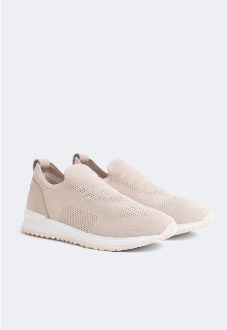 Plain Seamless Sneakers