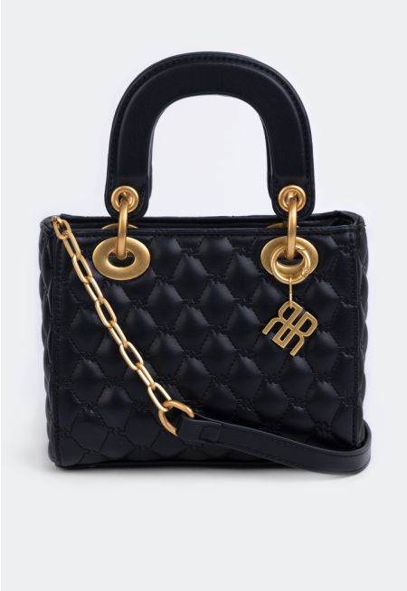 Monogram Quilted Handbag