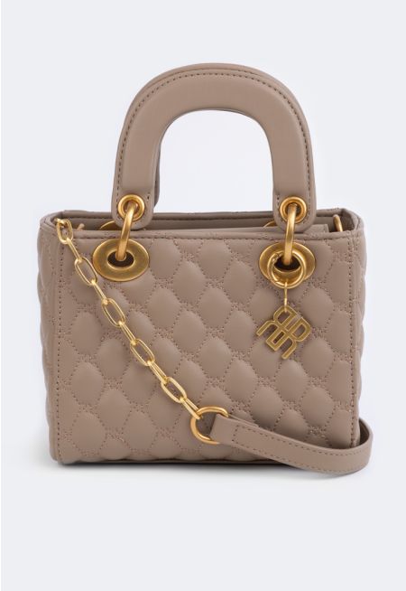 Monogram Quilted Handbag