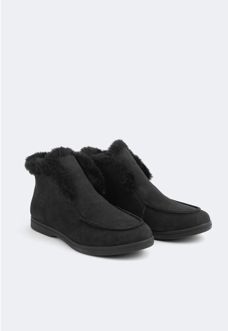 Faux Fur Ankle Boots