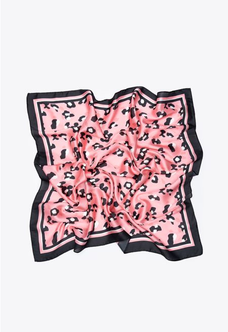 Pink Panther Print Smooth Scarf -Sale