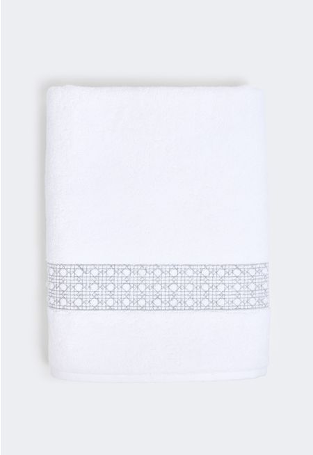 Embroidered Bath Towel 90X160 Cm