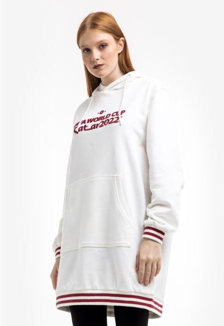 FIFA World Cup Embroidered Long Hoodie - Women -Sale