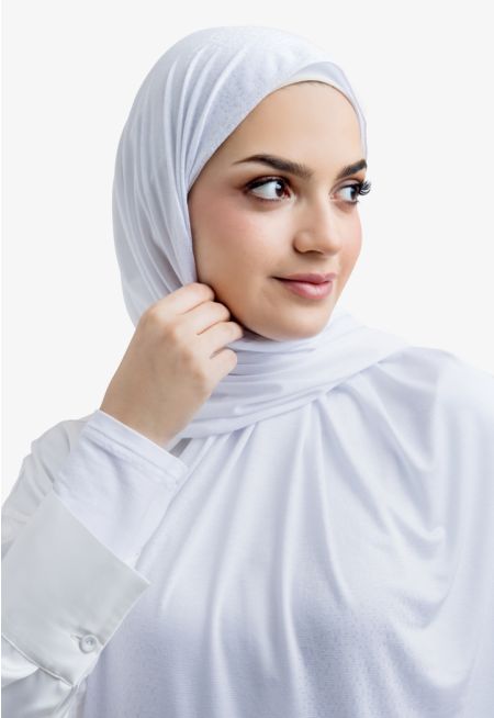 Solid Knitted Pattern Hijab