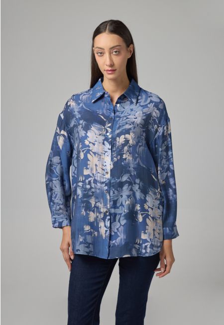 Floral Print Regular Fit Shirt