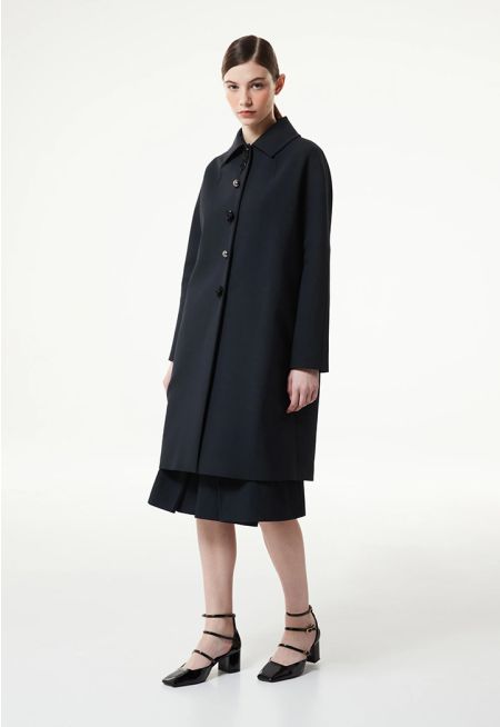 Machka- Mixed Button Top Coat 