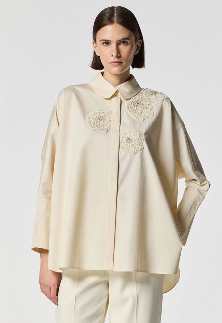 Machka- Embroide Oversize Shirt 