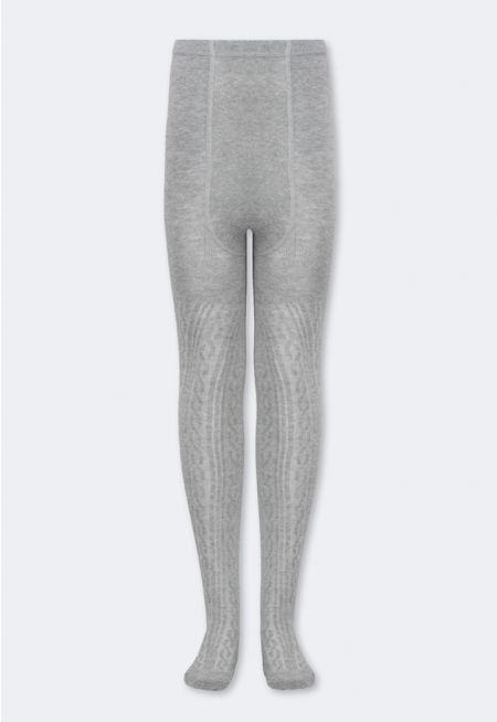 Solid Textured Tights