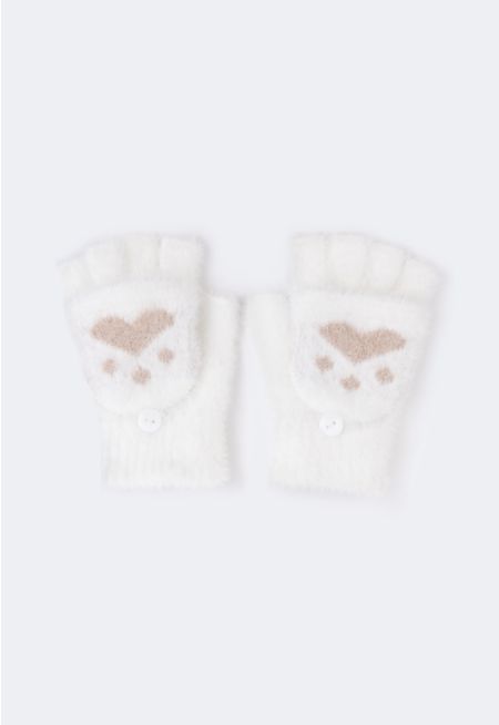 Paw Print Mittens