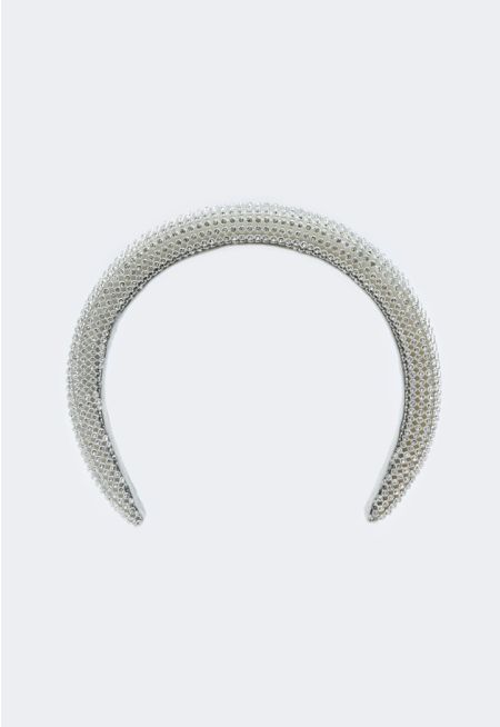 Quilted Crystal Embellished Headband