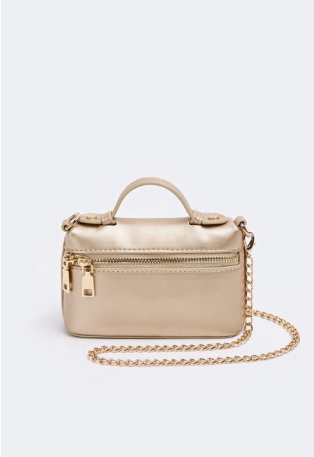 Matte PU Leather Mini Crossbody bag