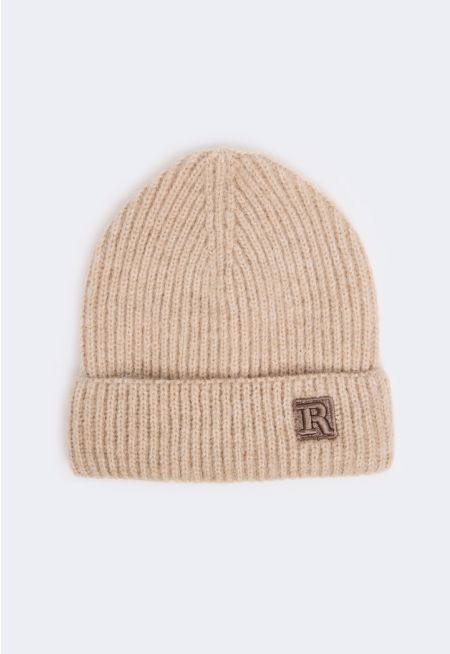 Monogram Patch Beanie