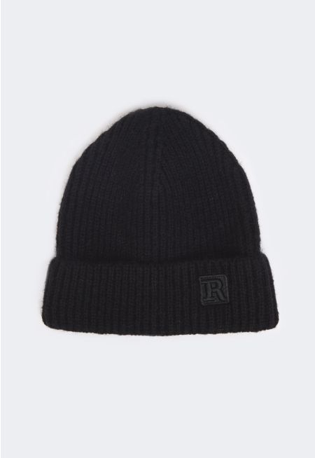 Monogram Patch Beanie