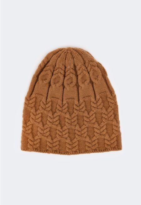 Solid Textured Beanie