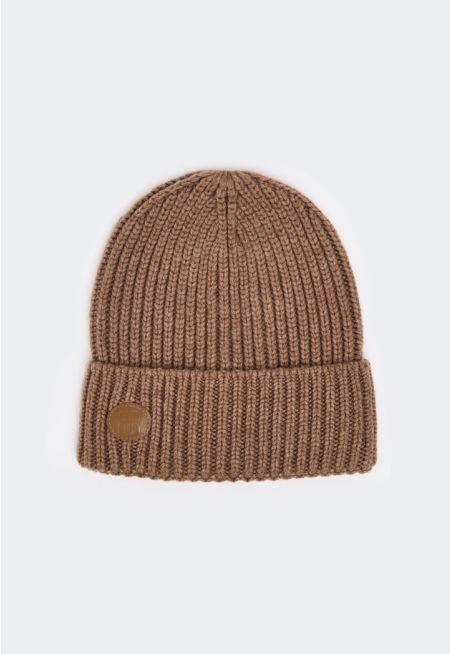 Solid Ribbed Beanie