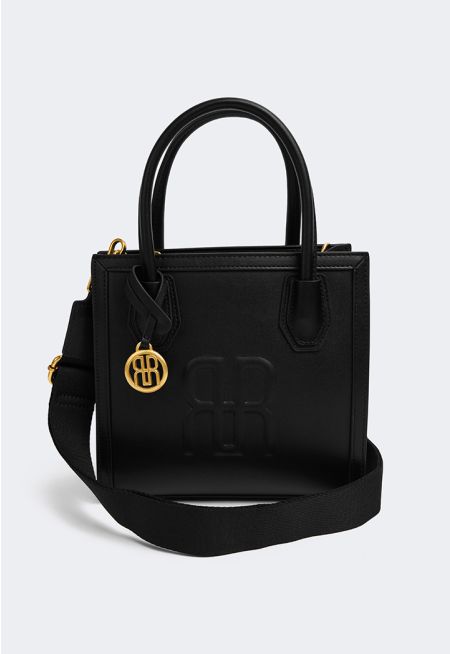 Embossed Monogram Handbag