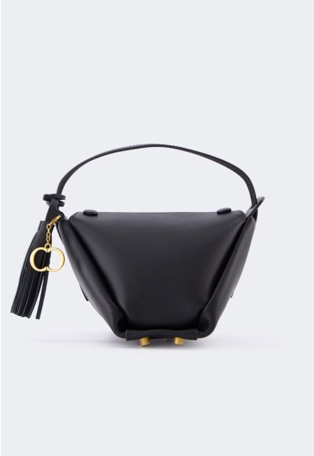 Modern Plain PU Leather Handbag