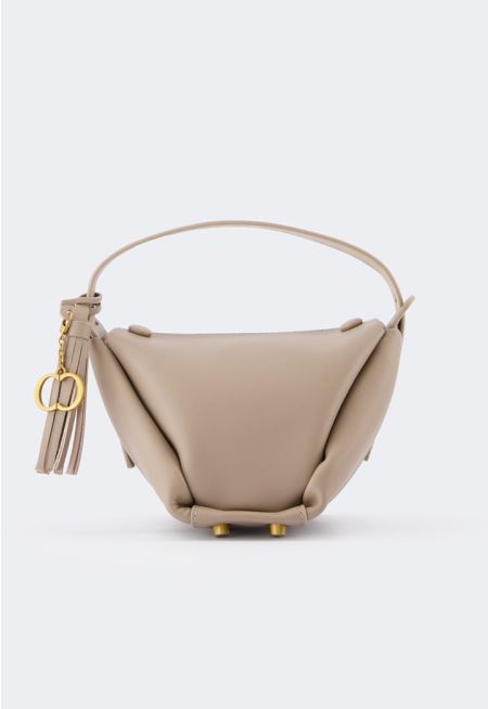 Modern Plain PU Leather Handbag