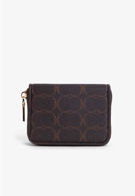 Printed Monogram Wallet