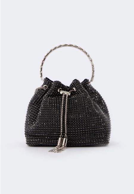 Crystal Bucket Bag