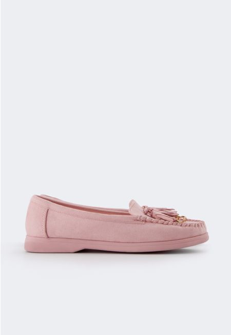 Tassel Suede Loafers