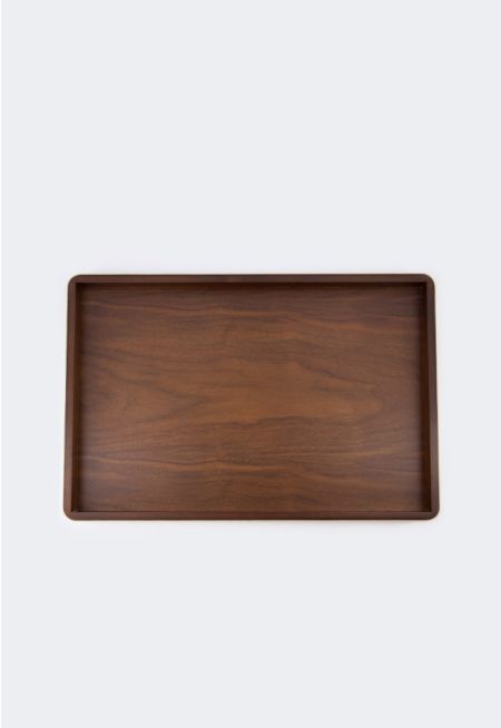 Walnut Wooden Brooklyn Rectangular Tray