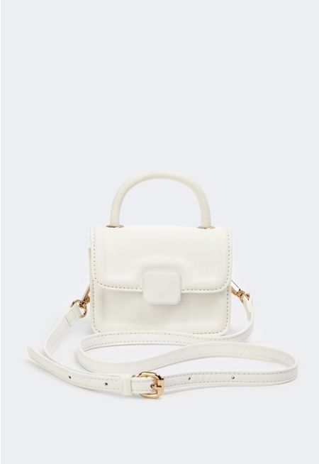 Solid Iconic Mini Crossbody Bag