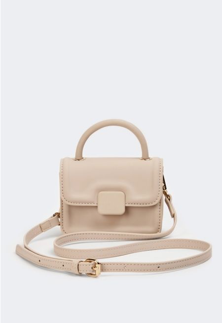 Solid Iconic Mini Crossbody Bag