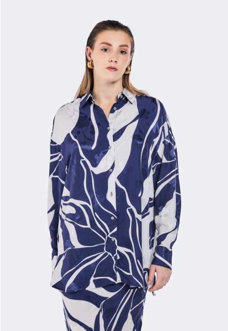 Printed Drop Shoulder Shirt