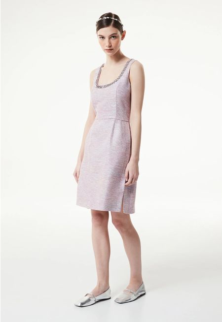 Machka- Sequined Tweed Dress 