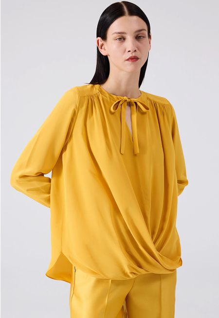 Machka - Neck Tie Blouse