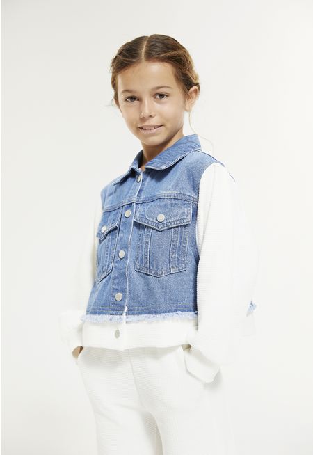 Denim Bodice Jacket