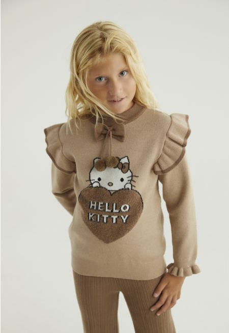 Hello Kitty Ruffled Jumper