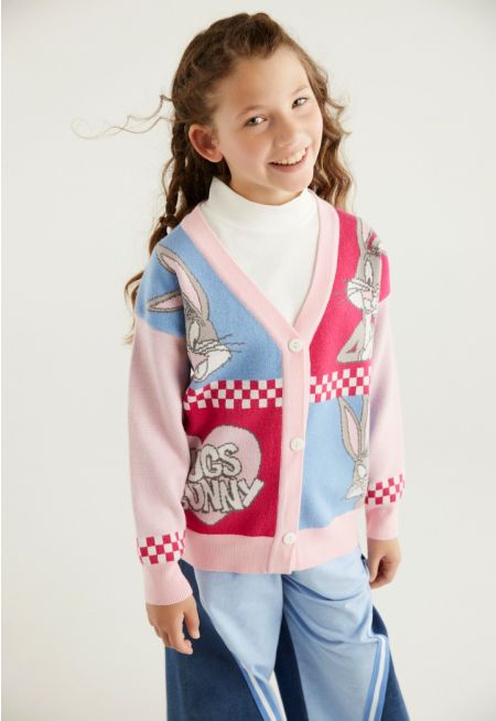 Bug Bunny Knitted Cardigan