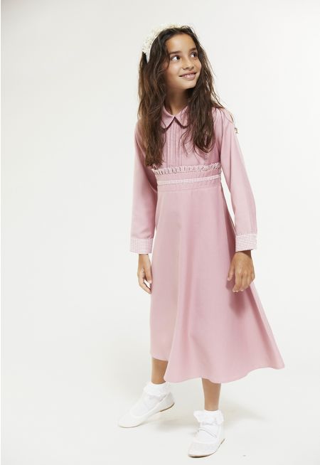 Belted School Dress