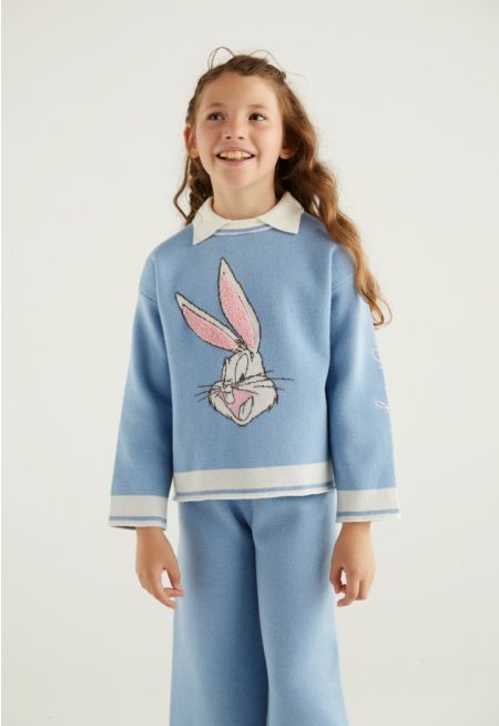 Bugs Bunny Embossed Jumper