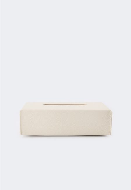 Microfiber Leather Marion Tissue Box 